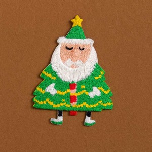 Parche bordado clásico de Papá Noel, estilo de hierro de plástico PVC para lienzo, accesorios de moda - Product Image 1