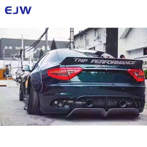 Per Maserati GranTurismo GT GTS ha aggiornato <span class=keywords><strong>LB</strong></span> Style Body Kit WD gonna laterale in fibra di vetro paraurti anteriore per auto Set paraurti - Product Image 4