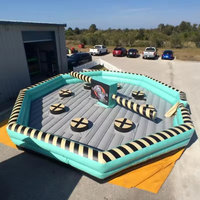 Château gonflable Hualong avec parcours d'obstacles, en PVC, couleur et taille personnalisables, usage commercial, à vendre