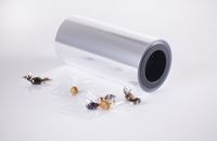 Película Transparente de PET/PVC de 23 Micras para Envolver Dulces, Envoltura para Paletas de Caramelo/Chocolate