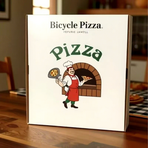 <span class=keywords><strong>Caja</strong></span> de Pizza Blanca Personalizada con Recubrimiento Superficial para Comida para Llevar, <span class=keywords><strong>Caja</strong></span> de Embalaje que se Puede Imprimir con Logotipo para Comida para Llevar - Product Image 3