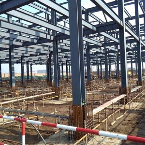 Estructura de acero ligera prefabricada Escalera Columna de viga I-Beam para garajes-Ingeniería de <span class=keywords><strong>estructuras</strong></span> de acero - Product Image 1