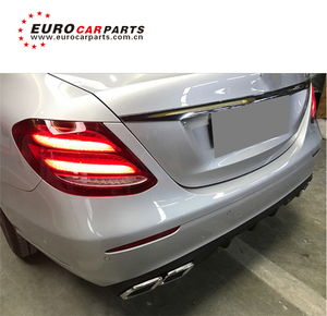 Nuovo stile di <span class=keywords><strong>E</strong></span>-<span class=keywords><strong>classe</strong></span> w 213 del corpo kitfor W213 E63 auto body kit diffusore con consigli di silenziatori E63 auto parti di 2017 2016 - Product Image 6