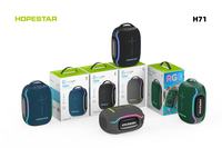 Enceinte Bluetooth portable Hopestar H71 120W, étanche IPX6, avec éclairage RGB et basses profondes, idéale pour les fêtes et le camping