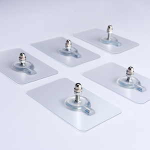 Wholesale Strong Adhesive PVC Photo Frame Traceless Wall Nails and Screw <b>Hooks</b> No Drill Required Single Tier <b>Tool</b> for Home or - Product Image 1