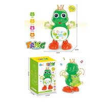 Jouets pour enfants, puzzle éducatif, jeu interactif amusant, cadeau, jouets électriques dansants, grenouille mignonne, animaux avec lumière et musique pour enfants