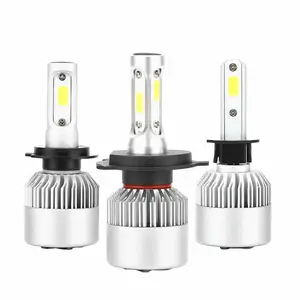 Led Heading Light S2 H4 COB 36W Led Bulbs 8000lm White Color H1 H3 H7 H8 H11 9005 9006 for Car Headlight Lamp Kit Car Light Lamp