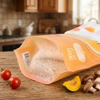 Sachet d'emballage souple en Mylar de qualité alimentaire en nylon pour soupes de tomates et légumes, avec impression de logo, 100 ml, 300 ml, 500 ml