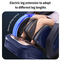 Sillón de Masaje OEM ODM de Gravedad Cero para Cuerpo Completo con Riel SL 3D, Estiramiento Tailandés, Masaje de Pies con Airbag, Bluetooth, Reclinable, Uso Doméstico, ¡Oferta Caliente!