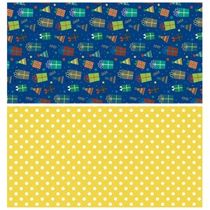 Custom <b>Blue</b> Eco-Friendly Gift Boxes Pattern Wrapping <b>Paper</b> <b>Roll</b> Double-Sided Coated Art <b>Paper</b> 100GSM Recyclable Digital Printing - Product Image 4