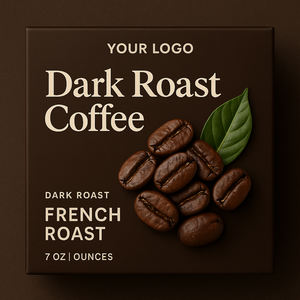 유기농 다크 로스트 프렌치 블렌드 인스턴트 파우더 건강 보조제 100% 아라비카 커피 원두 천연 클로로겐산 에너지 보충 - Product Image 3