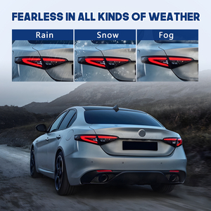 Feux arrière à LED HCMOTIONZ pour Alfa Romeo Giulia <span class=keywords><strong>GTA</strong></span> 2016-2019 2020-2022, feux arrière de voiture, feux de jour - Product Image 2