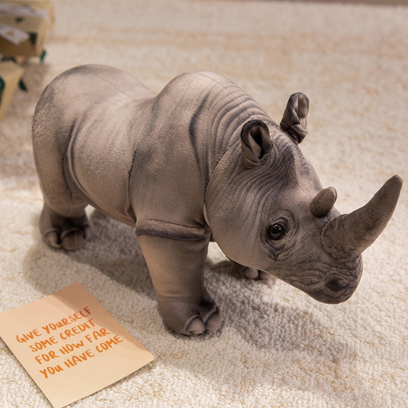 Simulated rhino small size 38cm (0.4kg)