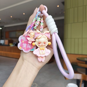 Neueste vibrierende Perlen Acryl Anhänger Lanyard-Mehrzweck für Telefon, Schlüssel & stilvolle Tasche Dekoration - Product Image 2