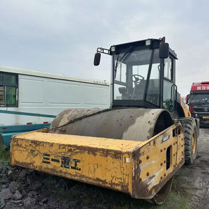 Высокомощный дизельный одновальцовый дорожный каток со стальным колесом и двигателем (б/у) - Product Image 1