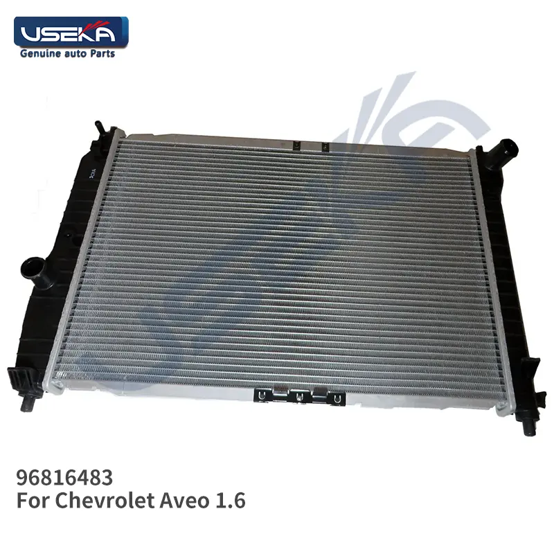 USEKA 96816483 aluminio genuino radiador 96816483 para DAEWOO AVEO 1,4 16V 05- MT