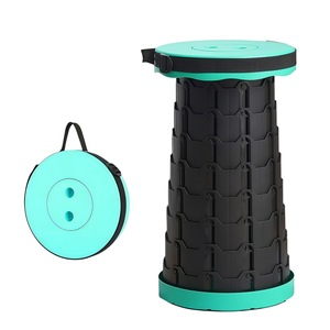 Wholesale Custom Logo Outdoor Camping Portable Plastic <b>Microscopic</b> Fishing Retractable Collapsible Telescopic Folding Ottoman - Product Image 4