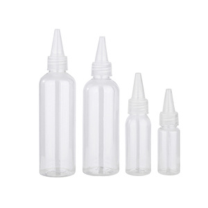 ขวดบีบพลาสติกขายดีพร้อมฝาปิดสีขาวและสีดำ - Product Image 5