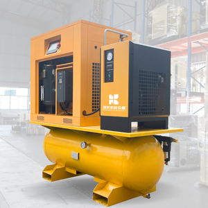 เครื่องอัดอากาศแบบลูกสูบสำหรับอุตสาหกรรมทั่วไป เสียงเบา 7.5kw/11kw/15kw/22kw แบบไร้น้ำมัน ใช้ไฟ AC พร้อมมอเตอร์และเครื่องยนต์ - Product Image 6
