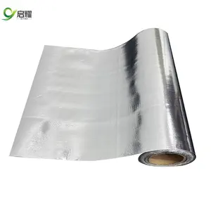Aluminium Foil Insulasi Atap Lapis Anyaman Tahan Api Produsen OEM Penghalang Radiasi Reflektif