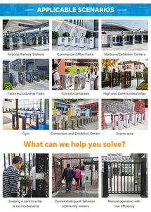 Турникет-трипод ACS AUTO с двойным режимом работы (RFID и QR-код) для контроля доступа в тематические парки, защита IP55, нержавеющая сталь - Product Image 6