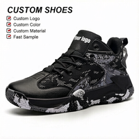 Chaussures de sport pour hommes, nouvelle conception 2024, logo personnalisé, respirantes, antidérapantes, résistantes à l'usure, chaussures de basket-ball d'extérieur