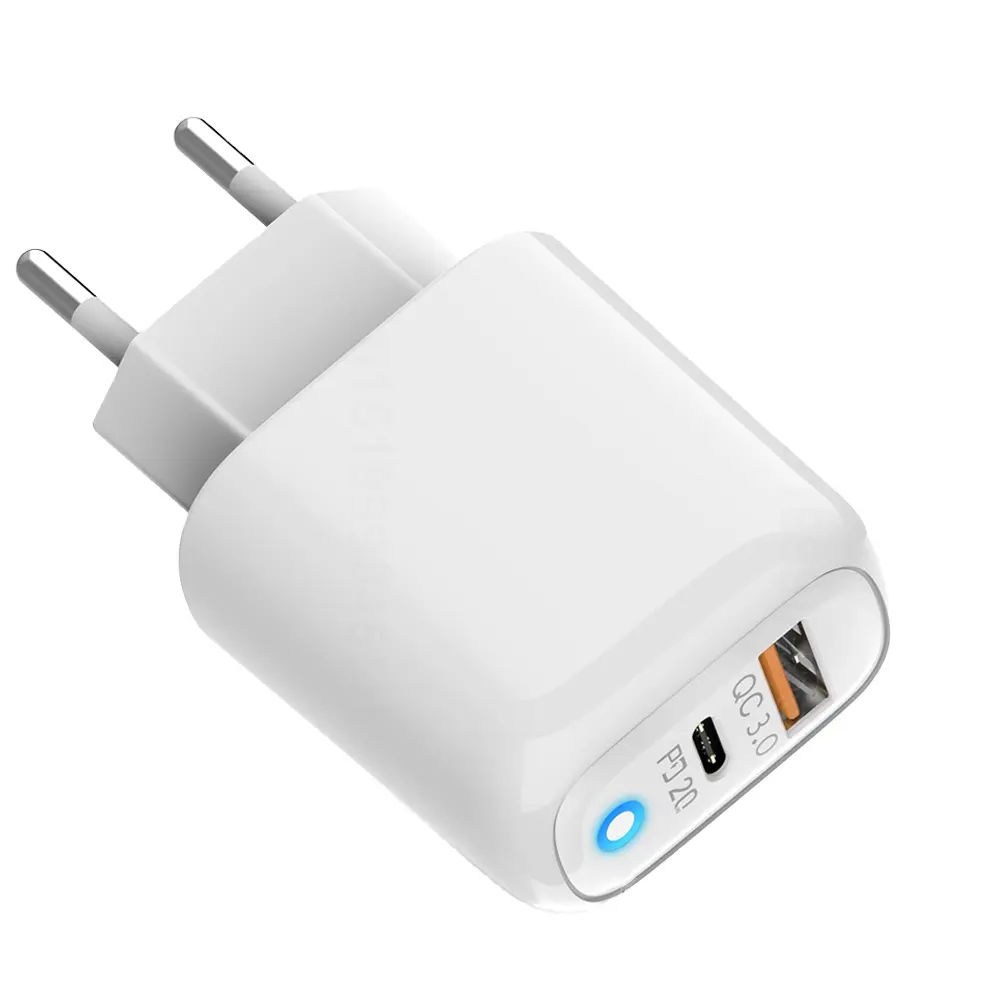 20W Quick Charge 3.0 USB Type C PD Charger USB C Fast Charging Travel Wall Phone Charger For Mobile Phone