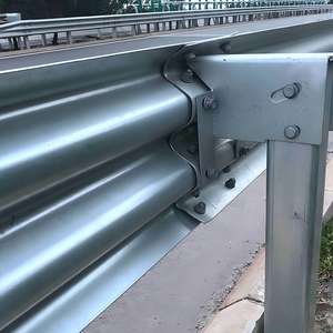 XZL Traffic Guard Rail <span class=keywords><strong>Highway</strong></span> Barrier Barrera de choque de alta velocidad Barandilla de carretera Acero galvanizado W Beam Road <span class=keywords><strong>Guardrail</strong></span> - Product Image 4