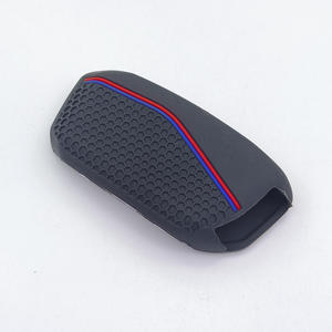 Housse de clé en silicone souple pour <span class=keywords><strong>BMW</strong></span> Série 7 IX I5 M60 X5 X7 X6 IX I7 2023-2025, protection de clé de voiture avec anneaux - Product Image 3