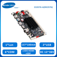 Carte mère Android RK3576 avec LAN 1000M, 2 ports RS232, RS485, TTL, LVDS, EDP, HD, MIPI, emplacement pour carte TF, Wifi, BT, GPS en option, RTC