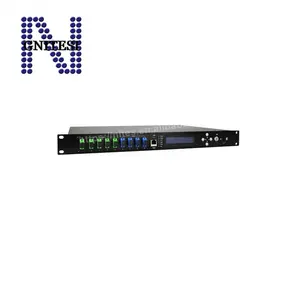 Amplifier Optik FTTH 1550nm 4 Port 22dbm GPON EYDFA / EDFA Con WDM 1U CATV