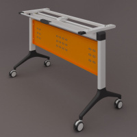Manufacture Directe Bureau Bureau Mobilier Industriel Table Pliante Pieds Métal Table Cadres