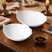 Assiettes de service en porcelaine fine blanche pour restaurant, vaisselle de qualité supérieure pour la restauration