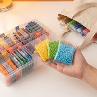 Perles à fondre artisanales de qualité supérieure, assortiment complet de 264 couleurs riches, fournitures pour perles DIY, perles pixel