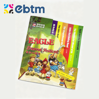 Vente en gros d'usine Livres d'histoires pour enfants de haute qualité avec couverture souple personnalisée en papier couché Reliure parfaite