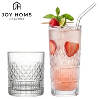 Verres à whisky Old Fashioned personnalisés OEM 320 ml en cristal, verres à whisky diamantés, verrerie, vente en gros, gobelets modernes avec gravure