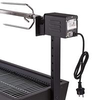 Machine tournante automatique commerciale de gril de BBQ de charbon de bois d'agneau de porc entier d'acier inoxydable pour le restaurant