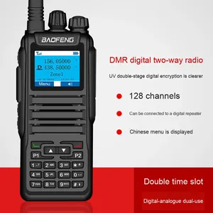 Baofeng DM-1701 Talkie-walkie <span class=keywords><strong>numérique</strong></span> DMR de haute qualité, double slot, pour les excursions en plein air, les voyages en voiture, radio bidirectionnelle sans fil pour les civils - Product Image 2