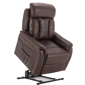 Портативное кожаное кресло для всего тела, электрический массажный шезлонг