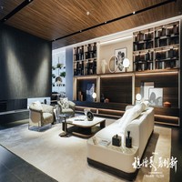 Skandinavischer Stil Villa Wohnzimmermöbel Komfortables Modernes Luxus-Ecksofa-Set für Apartments und Hotels mit Massagefunktion