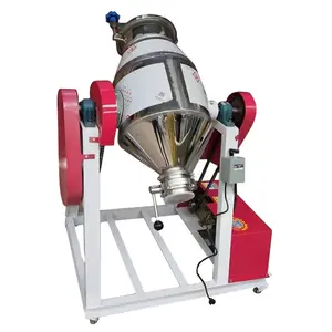 Hot selling stainless steel metal powder resin plastic mixing equipment waist drum mixer