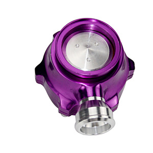 Valve d'échappement universelle TAL 50 mm avec bride V-Band pour amélioration de la performance automobile, en aluminium rouge, noir, violet - Product Image 4