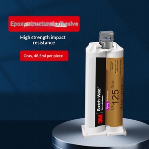 Adhésif structurel époxy 3M <span class=keywords><strong>DP125</strong></span> haute résistance, double face, imperméable pour métal/plastique/verre/céramique/bois/marbre - Product Image 4
