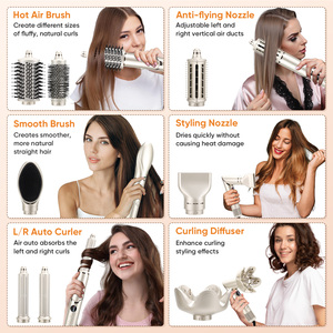 <span class=keywords><strong>Nuevo</strong></span> Set de Airstyler <span class=keywords><strong>Coanda</strong></span> Multiusos Desmontable y Plegable 8 en 1, Cepillo de Aire Caliente, <span class=keywords><strong>Secador</strong></span> y Estilizador de Cabello, Voluminizador - Product Image 3