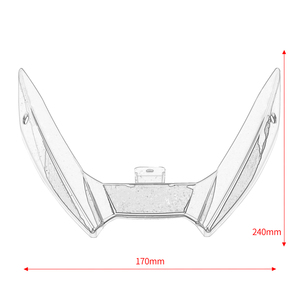 Cubierta de extensión de cono de Nariz de pico delantero de motocicleta XXUN para <span class=keywords><strong>Yamaha</strong></span> 2015 MT03 2016 2017 <span class=keywords><strong>2018</strong></span> 2019 Deflector inferior - Product Image 6