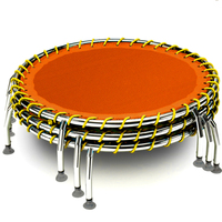 Trampolín Subacuático con Diseño de Patas de Araña, Cuerdas Elásticas Naturales y Superficie Brillante para Ejercicios en Piscinas