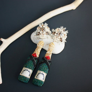 Handmade Happiness <strong>Quirky</strong> Champagne Bottle <strong>Earrings</strong> - Product Image 1