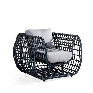 <span class=keywords><strong>Set</strong></span> di Sedute <span class=keywords><strong>da</strong></span> <span class=keywords><strong>Giardino</strong></span> in Alluminio Resistente alle Intemperie con Telaio in Metallo <span class=keywords><strong>Nero</strong></span> per Esterni - Product Image 4
