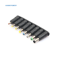 Juego de 10/8 Puntas de Conexión Universales para Adaptador de Corriente CA, Cargador, Kit de Conector de CC para Computadora Portátil, Adaptador de Alimentación