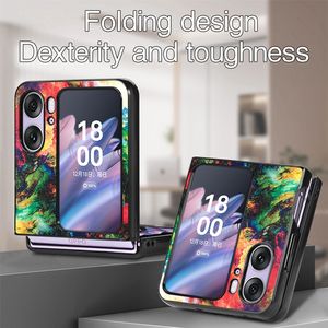 <span class=keywords><strong>2022</strong></span> el más <span class=keywords><strong>nuevo</strong></span> impreso colorido suave TPU de cuero duro PC plegable del teléfono móvil caso para OPPO encuentra N2 Flip Fold4 3 - Product Image 3